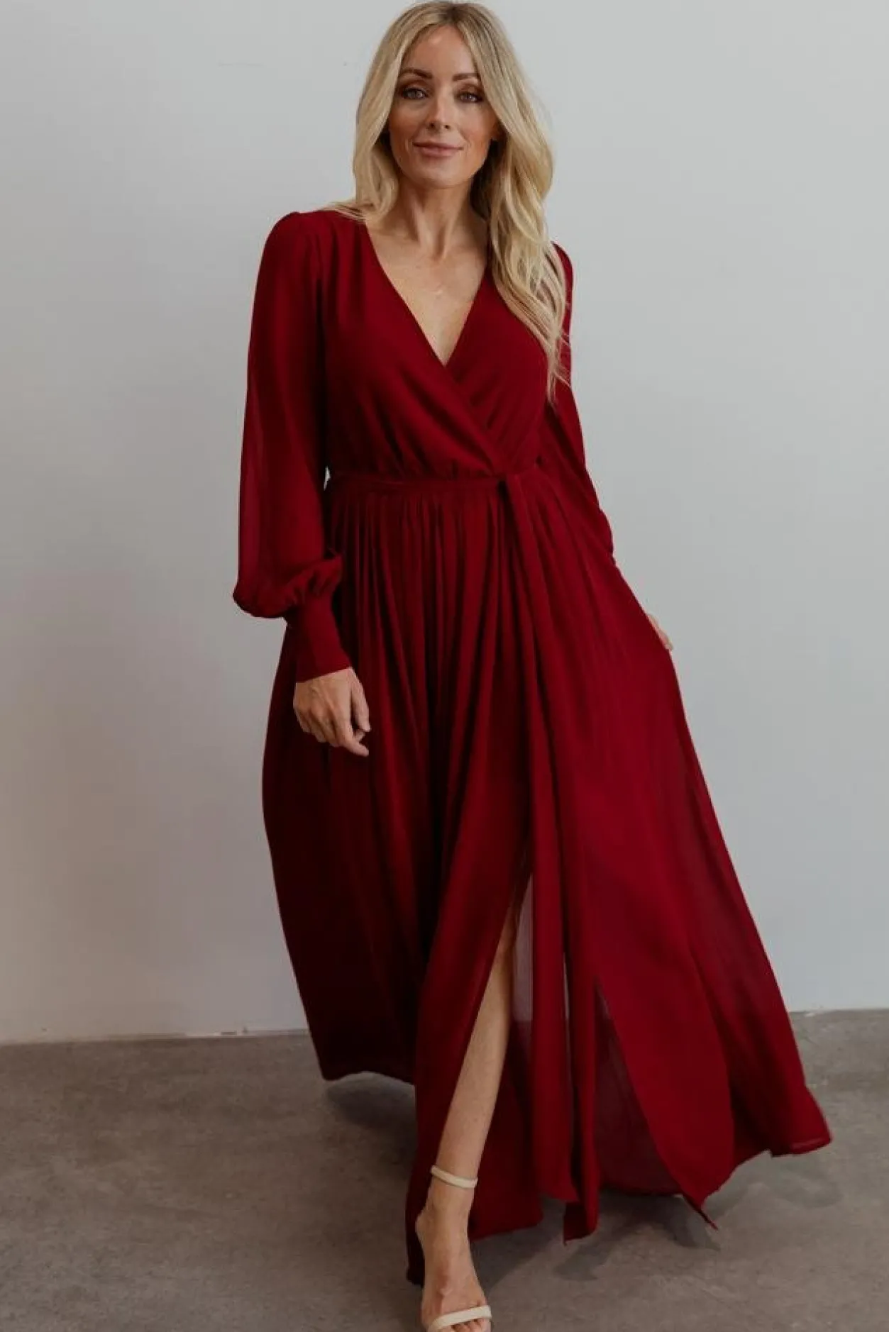 Outlet Baltic Born Celine Maxi Dress | Wine