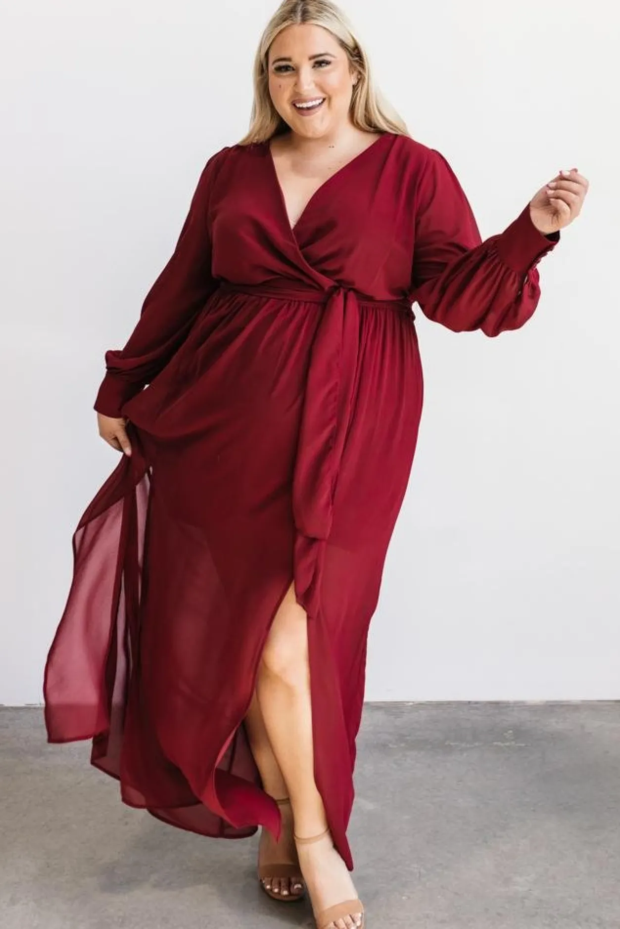 Outlet Baltic Born Celine Maxi Dress | Wine