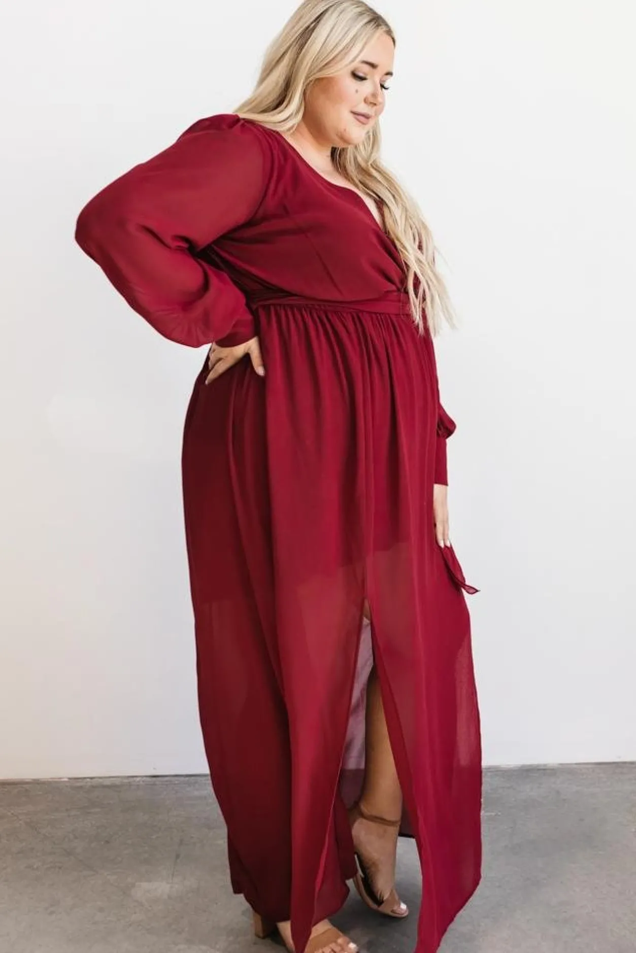 Outlet Baltic Born Celine Maxi Dress | Wine