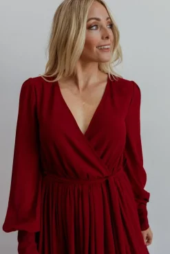 Outlet Baltic Born Celine Maxi Dress | Wine