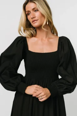 Fashion Baltic Born Chandler Eyelet Maxi Dress | Black