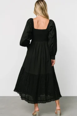 Fashion Baltic Born Chandler Eyelet Maxi Dress | Black