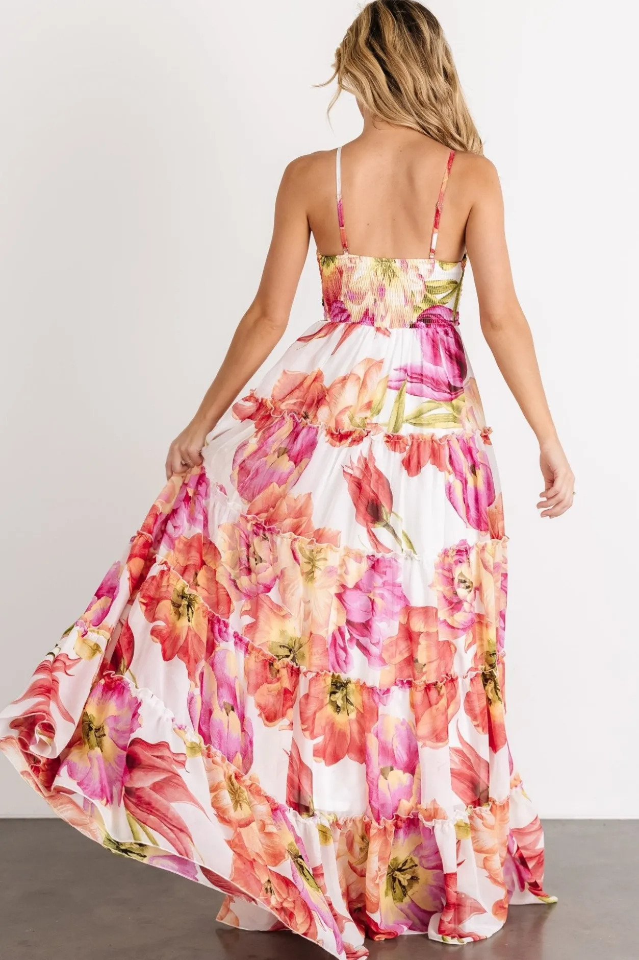 Online Baltic Born Charmaine Maxi Dress | Pink + Red Floral Pink+RedFloral