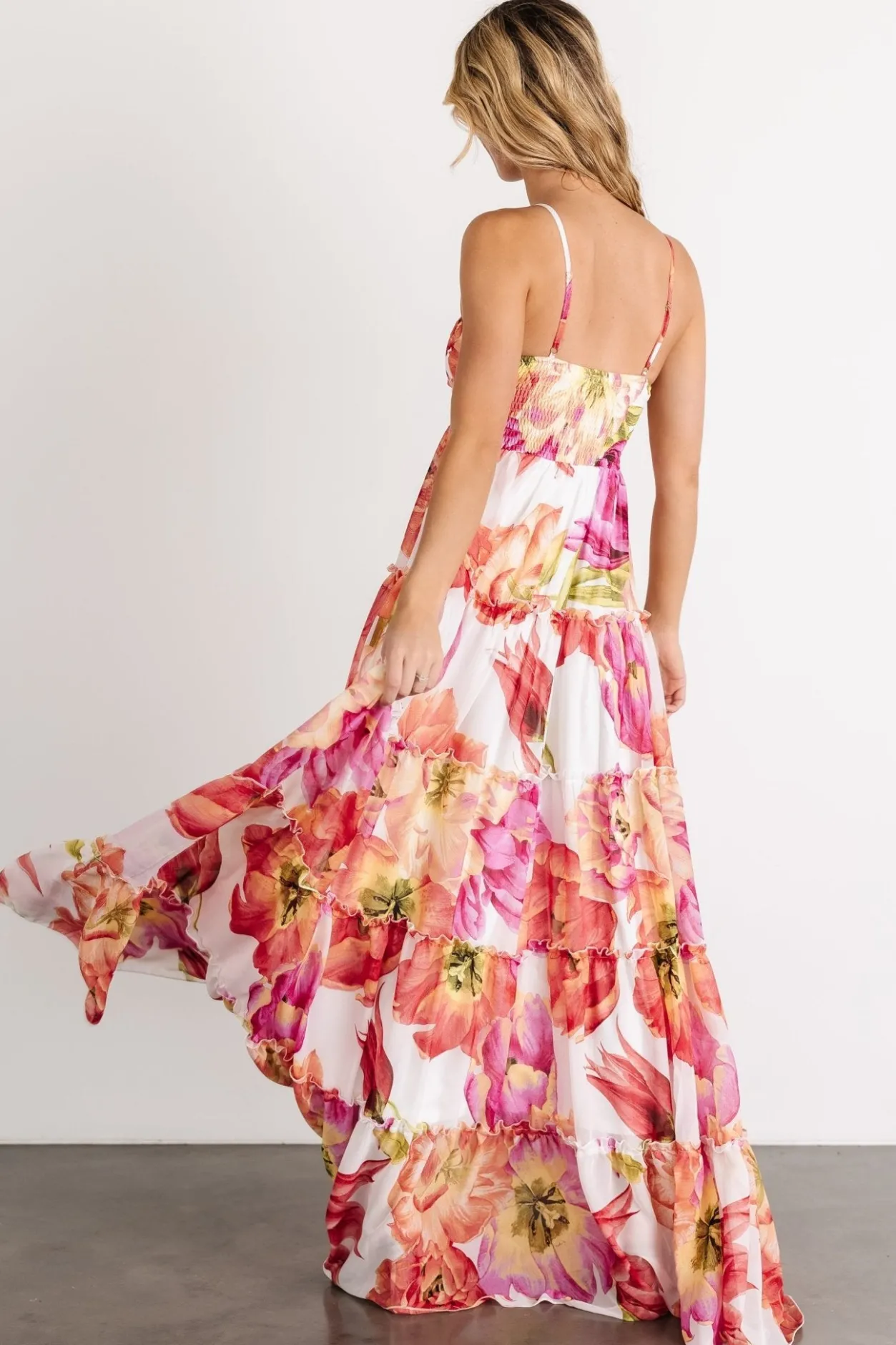 Online Baltic Born Charmaine Maxi Dress | Pink + Red Floral Pink+RedFloral