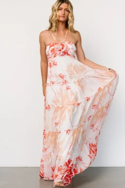 Online Baltic Born Charmaine Maxi Dress | Red + Natural Floral Red+NaturalFloral