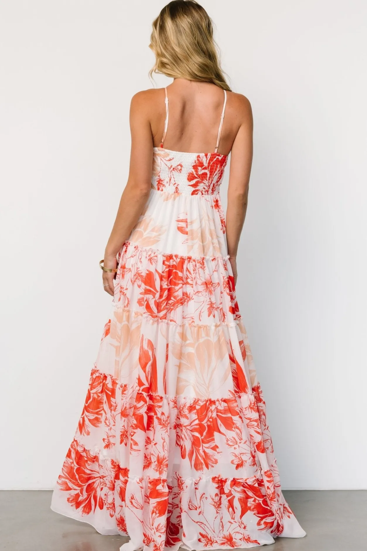 Online Baltic Born Charmaine Maxi Dress | Red + Natural Floral Red+NaturalFloral
