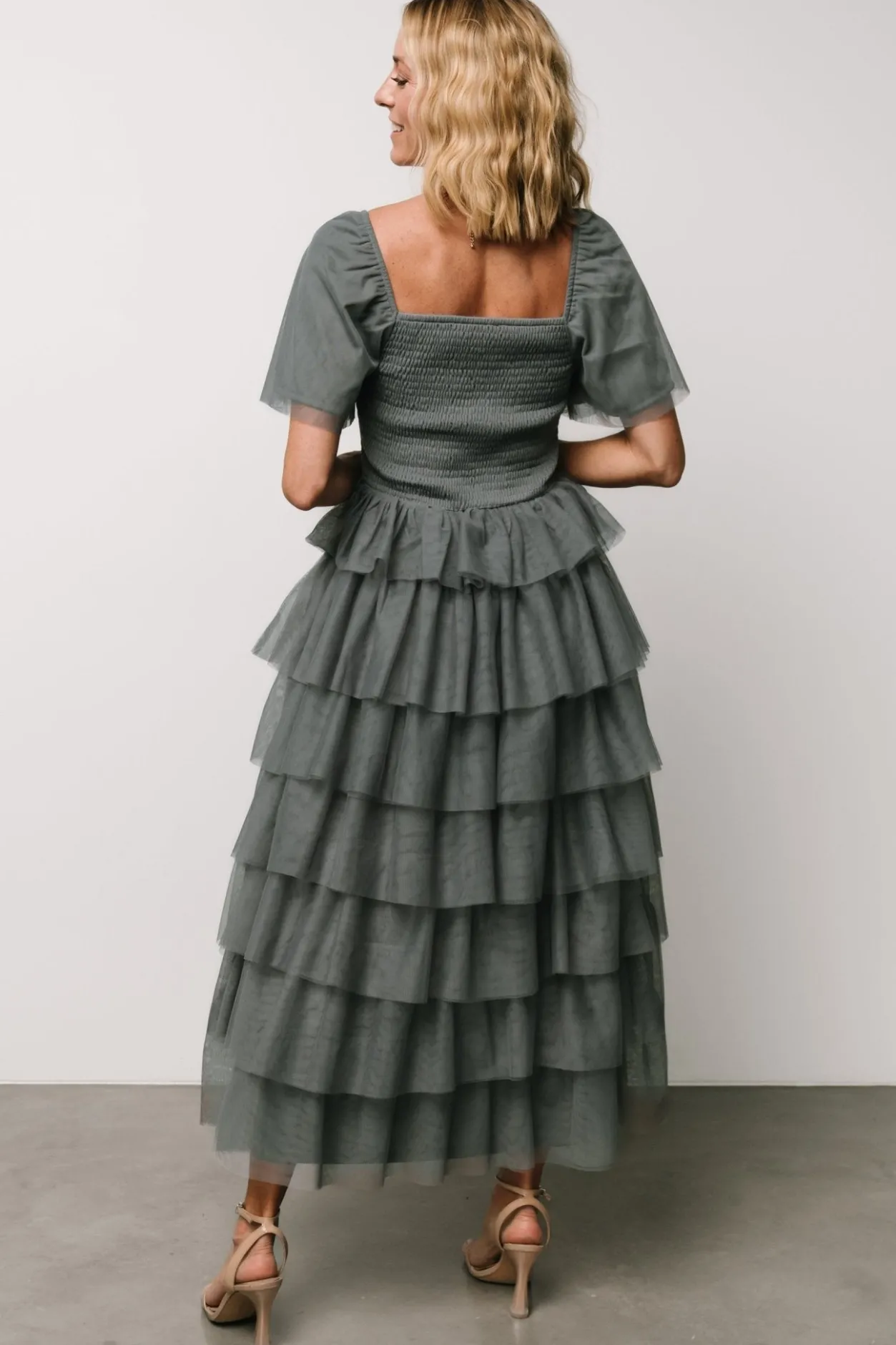 New Baltic Born Cherise Tulle Tiered Dress | Blue Sage BlueSage
