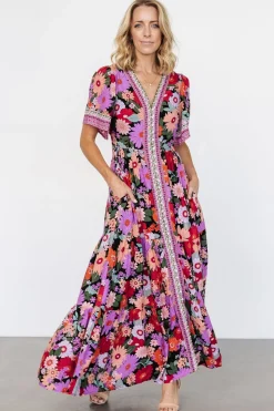 Best Baltic Born Cheryl Maxi Dress | Black Multi BlackMulti
