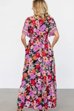 Best Baltic Born Cheryl Maxi Dress | Black Multi BlackMulti