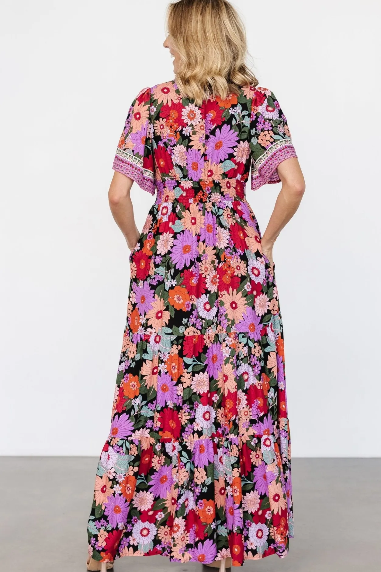 Best Baltic Born Cheryl Maxi Dress | Black Multi BlackMulti