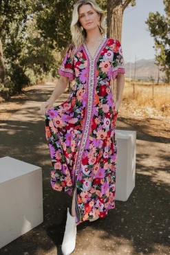 Best Baltic Born Cheryl Maxi Dress | Black Multi BlackMulti