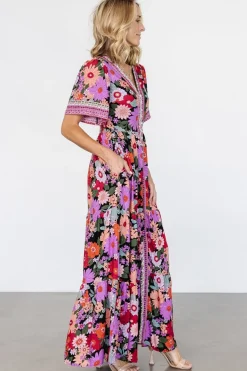Best Baltic Born Cheryl Maxi Dress | Black Multi BlackMulti