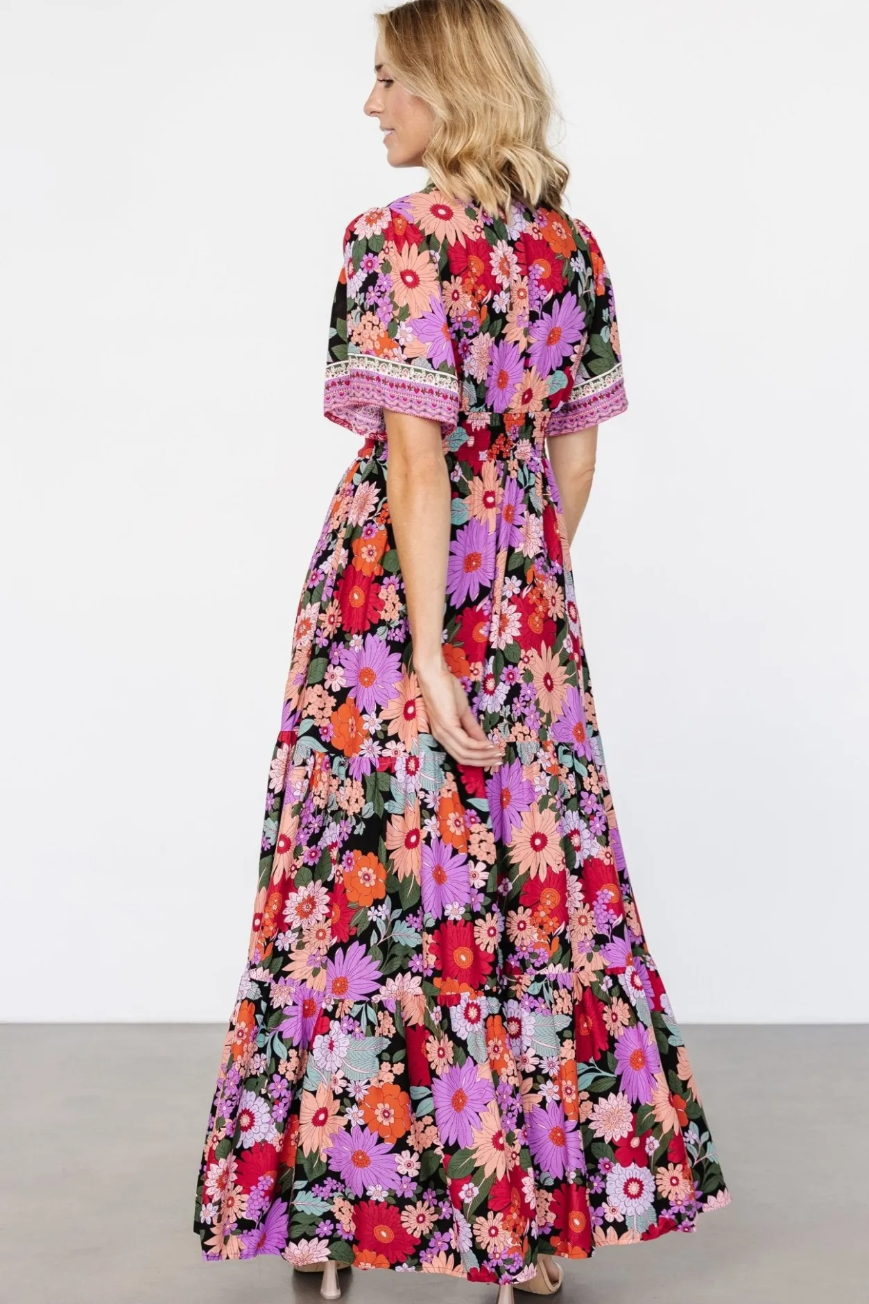 Best Baltic Born Cheryl Maxi Dress | Black Multi BlackMulti
