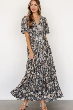 Online Baltic Born Cheryl Maxi Dress | Midnight Floral MidnightFloral