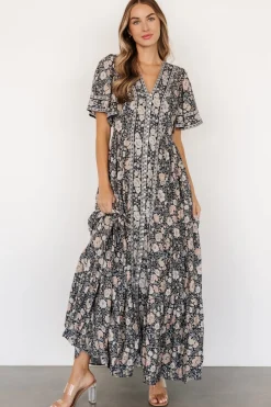 Online Baltic Born Cheryl Maxi Dress | Midnight Floral MidnightFloral