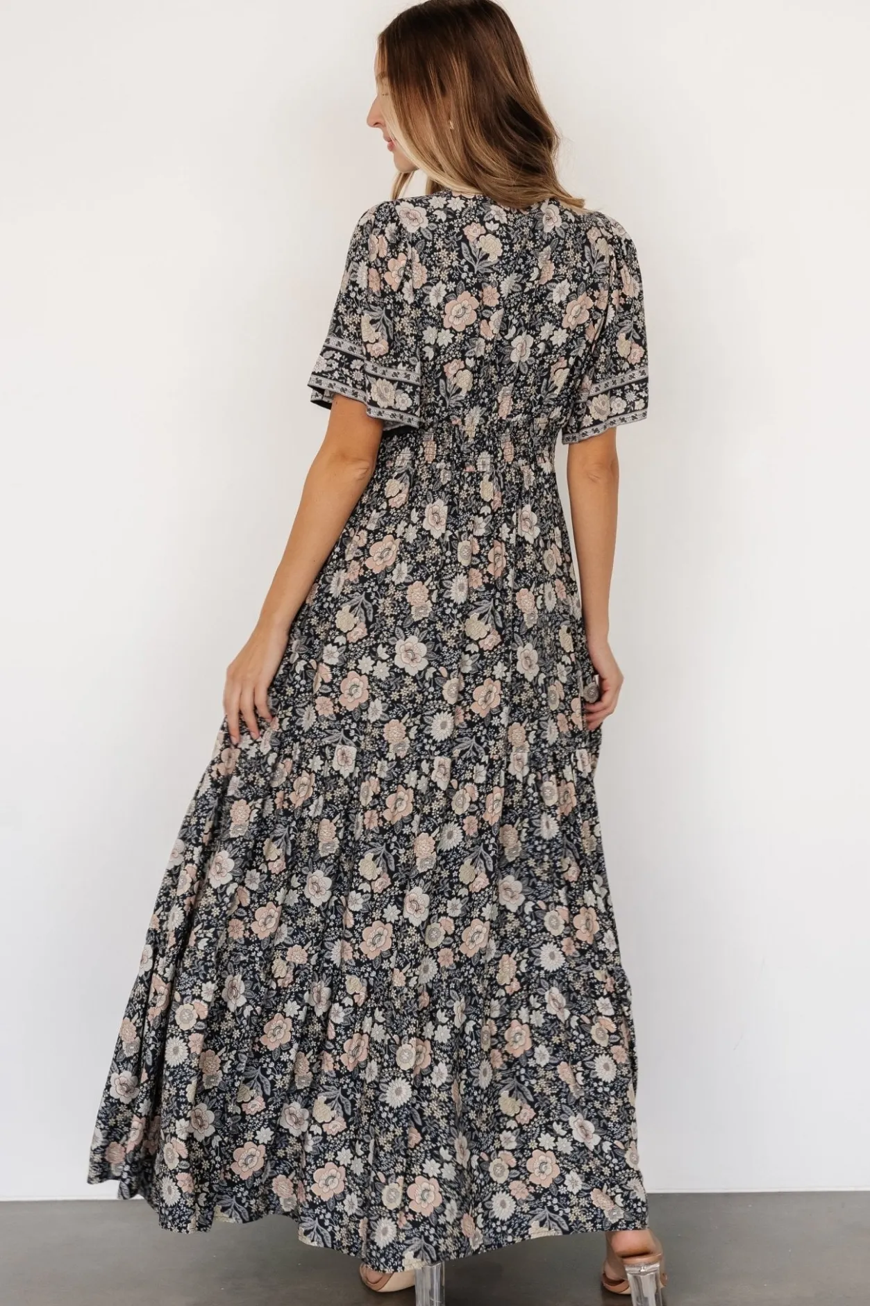 Online Baltic Born Cheryl Maxi Dress | Midnight Floral MidnightFloral