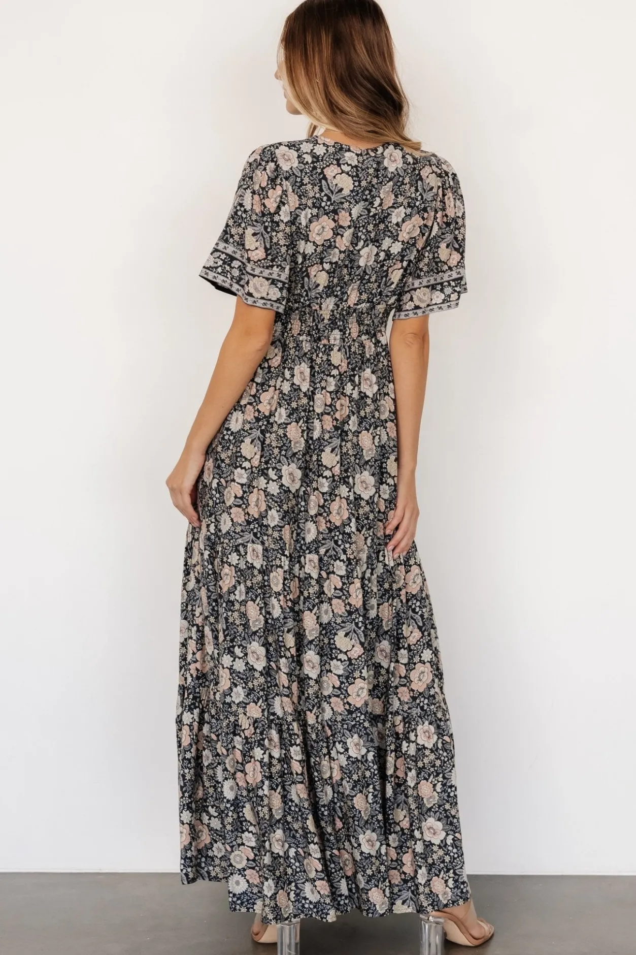 Online Baltic Born Cheryl Maxi Dress | Midnight Floral MidnightFloral