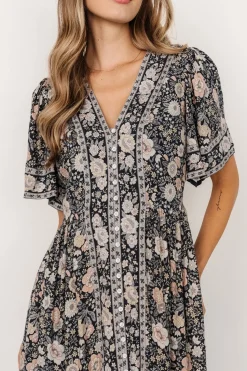Online Baltic Born Cheryl Maxi Dress | Midnight Floral MidnightFloral