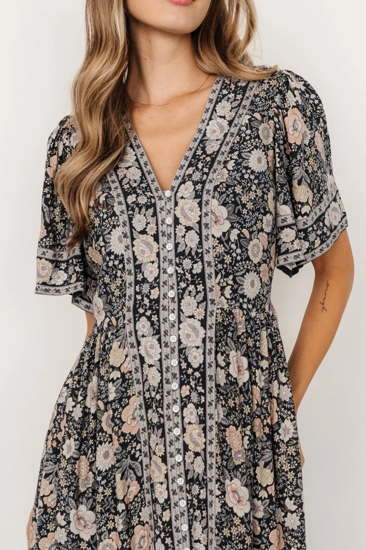 Online Baltic Born Cheryl Maxi Dress | Midnight Floral MidnightFloral