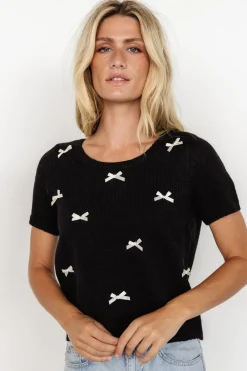 Online Baltic Born Chloe Bow Sweater | Black