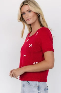 Online Baltic Born Chloe Bow Sweater | Red