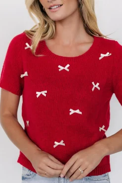 Online Baltic Born Chloe Bow Sweater | Red