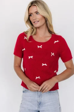 Online Baltic Born Chloe Bow Sweater | Red