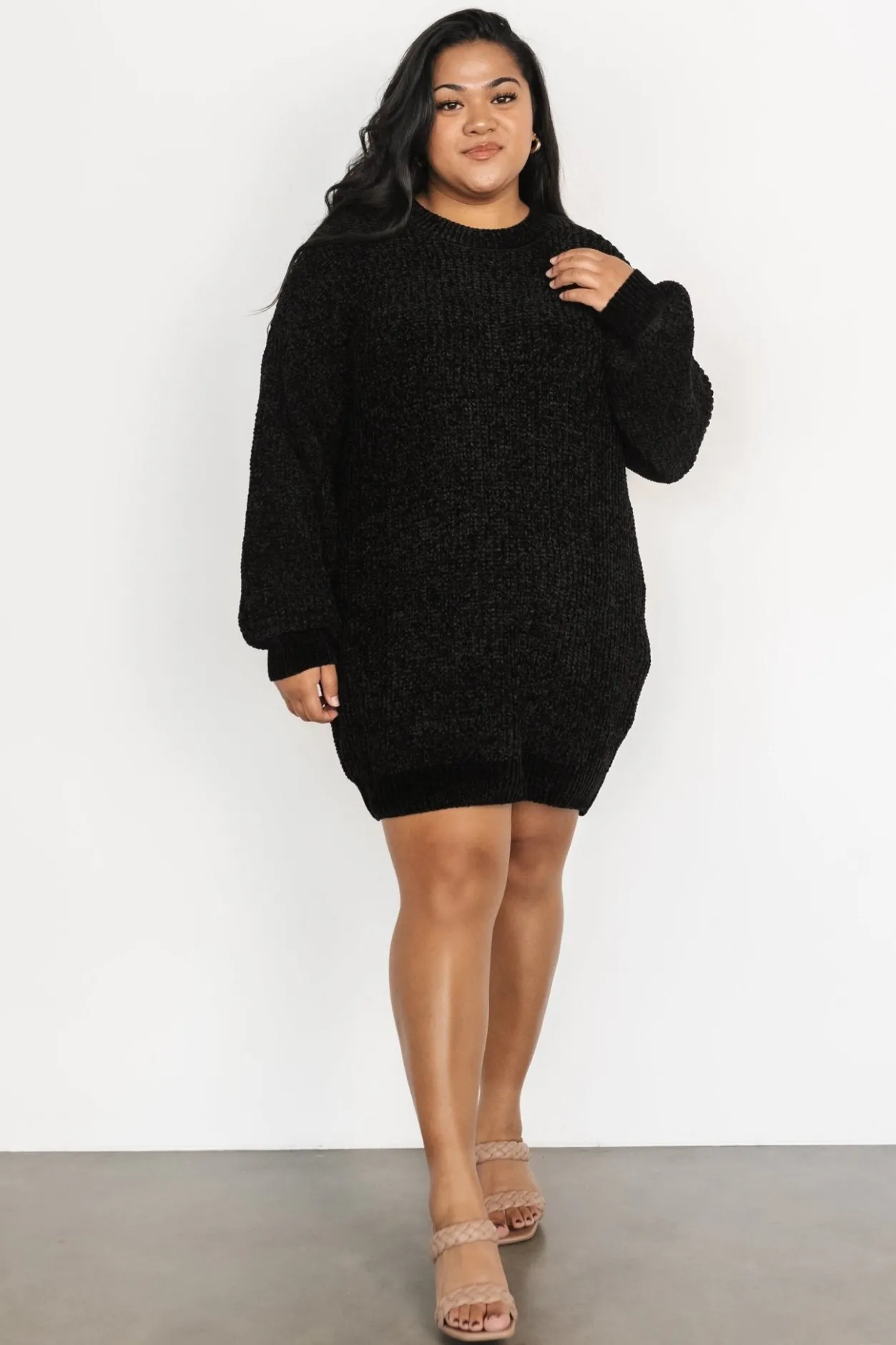 Clearance Baltic Born Christa Sweater Dress | Black