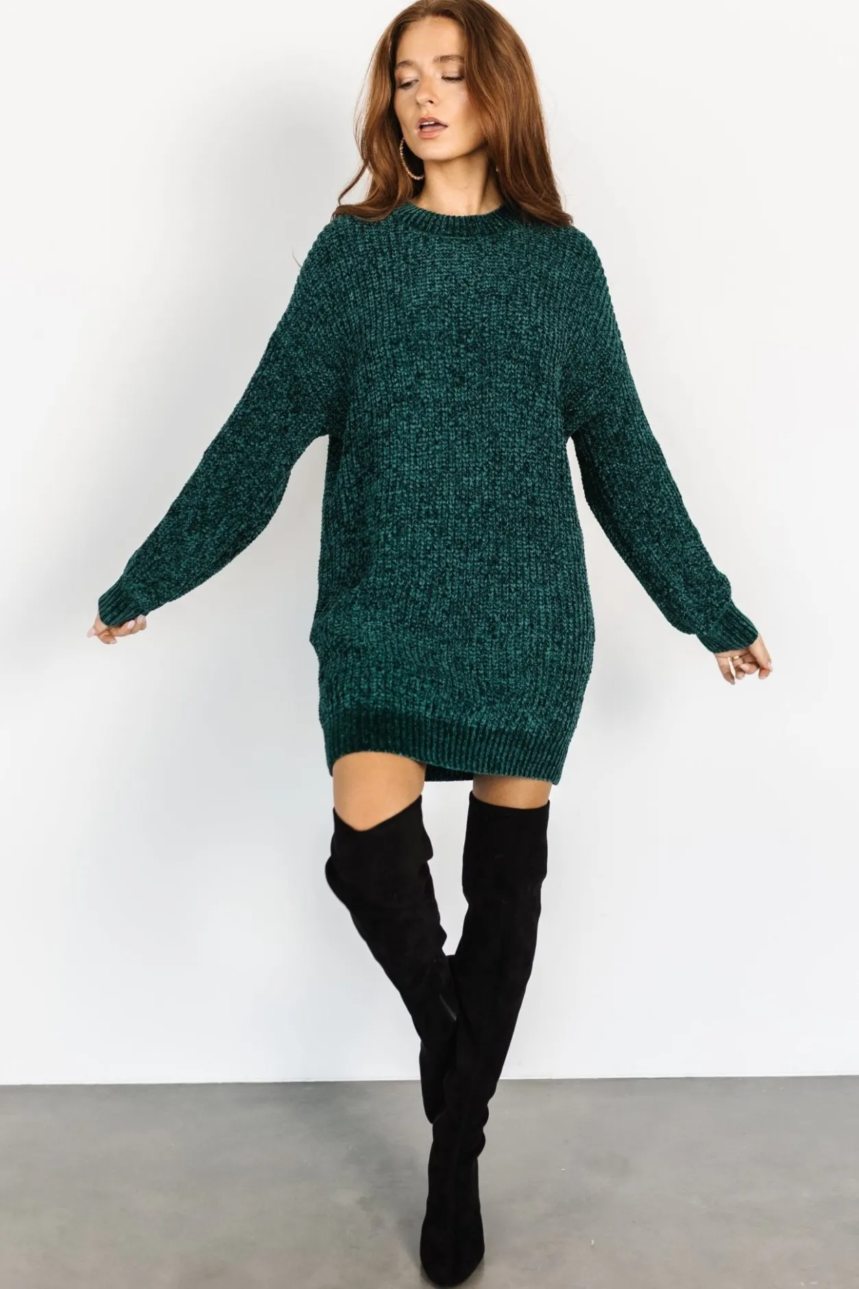 Fashion Baltic Born Christa Sweater Dress | Emerald
