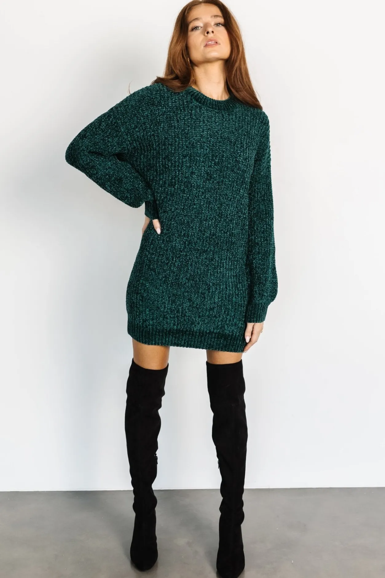Fashion Baltic Born Christa Sweater Dress | Emerald