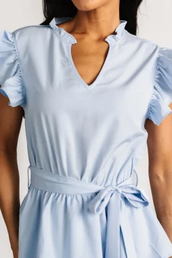 Clearance Baltic Born Chrysanthi Tiered Dress | Light Blue LightBlue