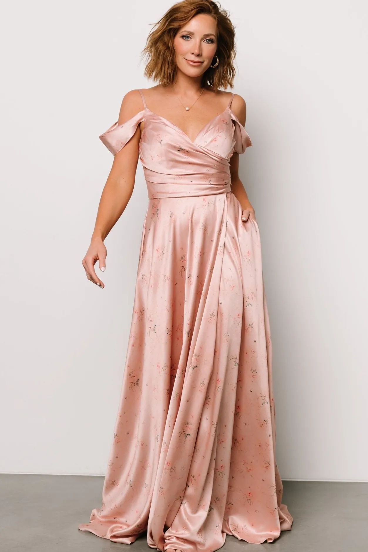 Outlet Baltic Born Clairemont Gown | Dusty Blush DustyBlush