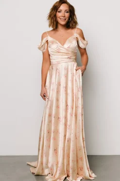 Discount Baltic Born Clairemont Gown | Pale Gold PaleGold