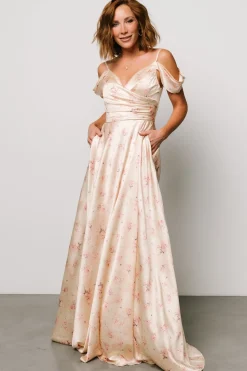 Discount Baltic Born Clairemont Gown | Pale Gold PaleGold