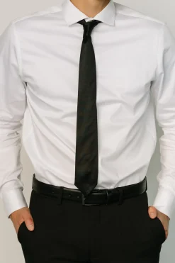 Clearance Baltic Born Classic Satin Tie | Black