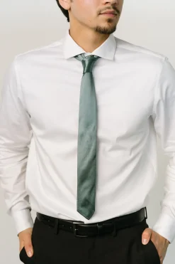 Online Baltic Born Classic Satin Tie | Lagoon