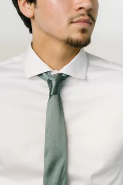 Online Baltic Born Classic Satin Tie | Lagoon