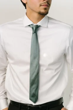 Online Baltic Born Classic Satin Tie | Lagoon