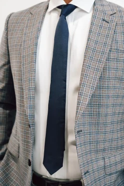New Baltic Born Classic Satin Tie | Navy