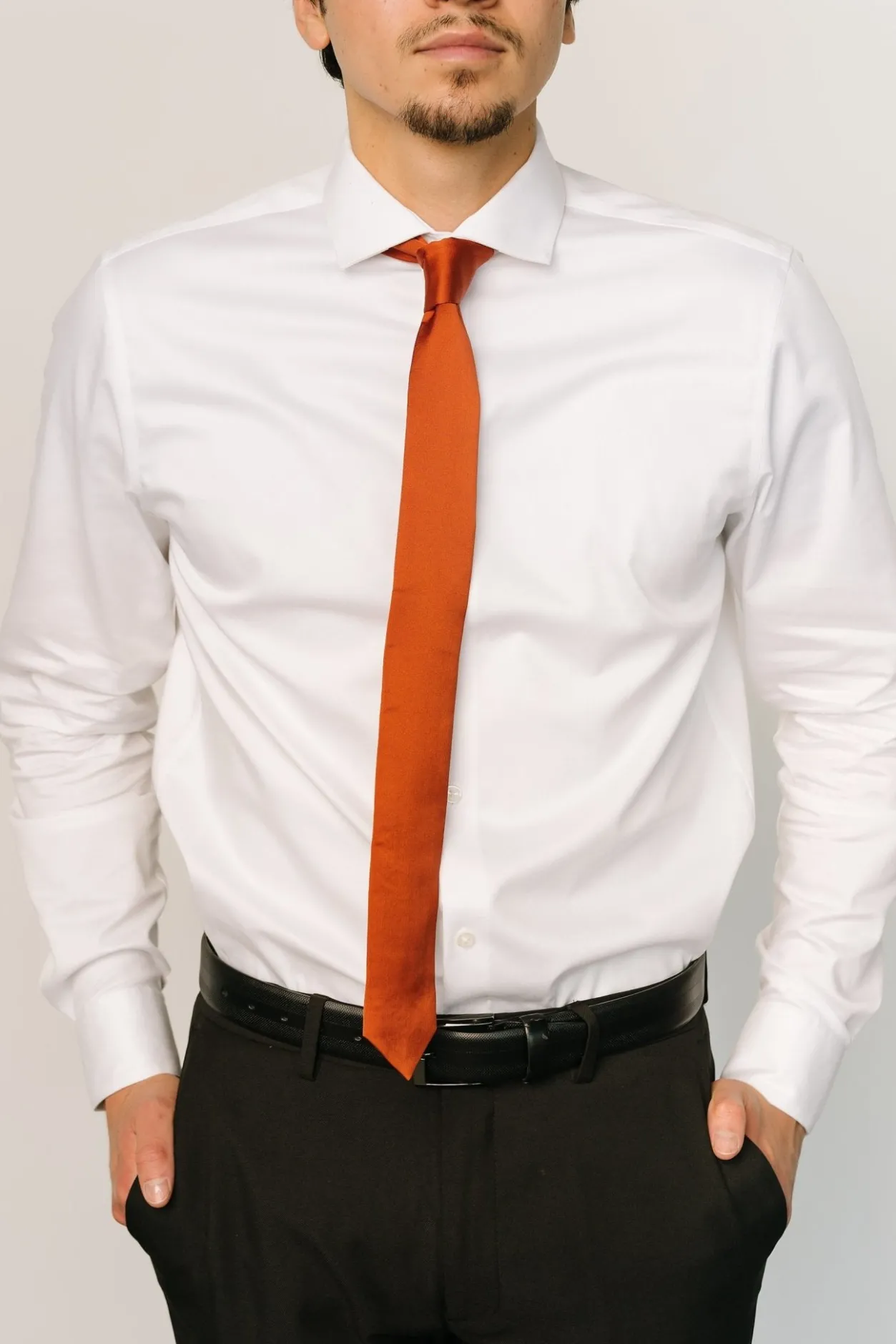 New Baltic Born Classic Satin Tie | Spice