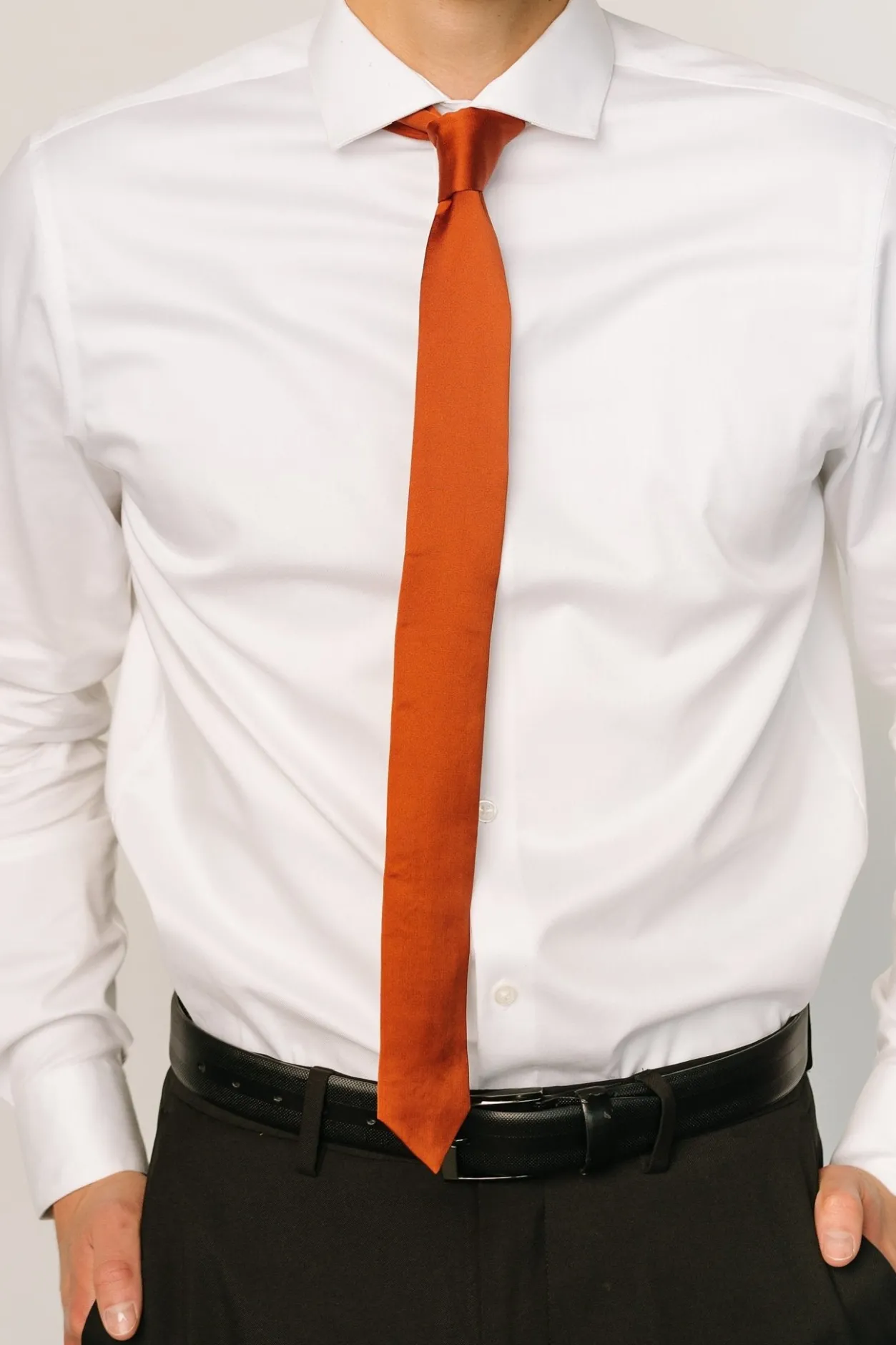 New Baltic Born Classic Satin Tie | Spice