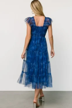 Online Baltic Born Clementine Tulle Midi Dress | Cobalt