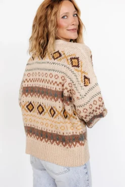 Hot Baltic Born Cody Knit Cardigan | Taupe Multi TaupeMulti