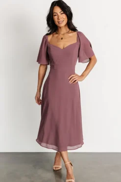 New Baltic Born Colette Sweetheart Midi Dress | Vintage Plum VintagePlum