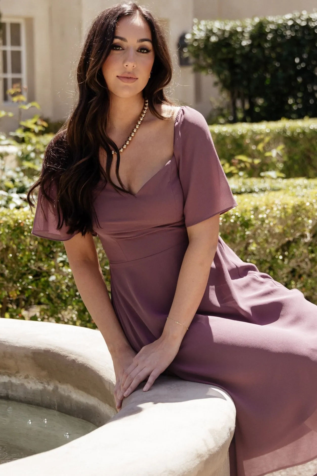 New Baltic Born Colette Sweetheart Midi Dress | Vintage Plum VintagePlum