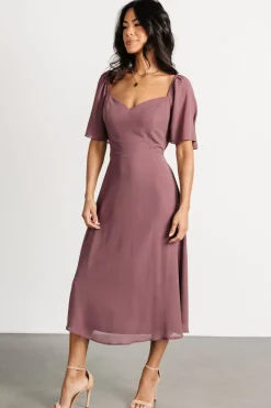 New Baltic Born Colette Sweetheart Midi Dress | Vintage Plum VintagePlum
