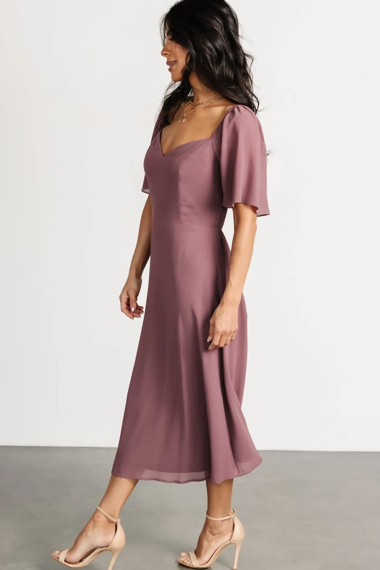 New Baltic Born Colette Sweetheart Midi Dress | Vintage Plum VintagePlum