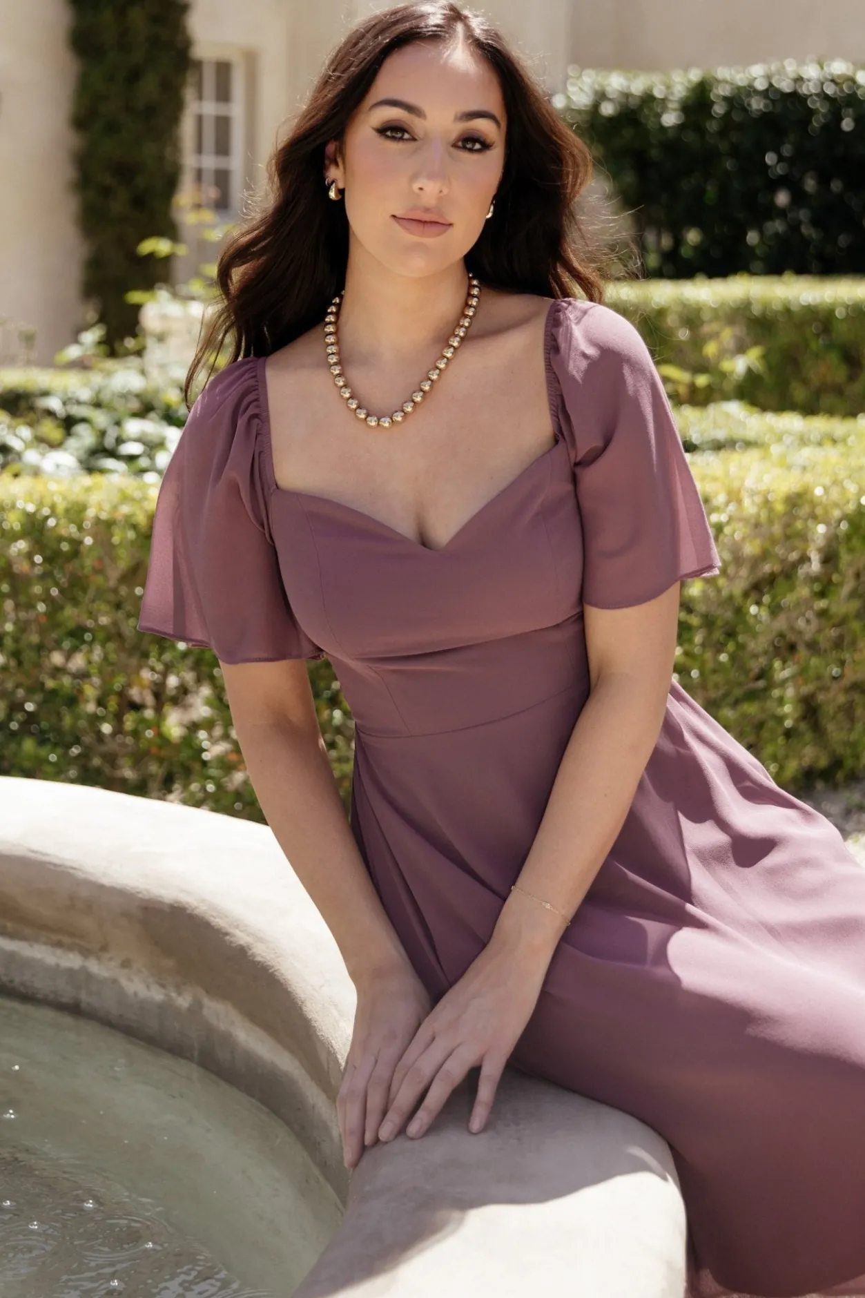 New Baltic Born Colette Sweetheart Midi Dress | Vintage Plum VintagePlum