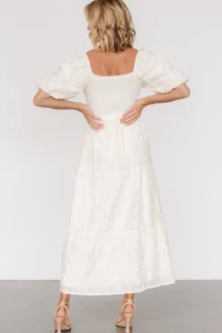 New Baltic Born Colin Eyelet Dress | Cream