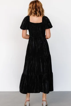 Outlet Baltic Born Colleen Velvet Maxi Dress | Black